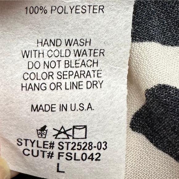 FSL Apparel Women’s Sz Lg Sleeveless Animal Print Blouse NWOT, V494 - Picture 12 of 13